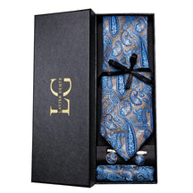 Conjunto Gravata de Seda Estampada Invoux NVX153 12345678912345678912