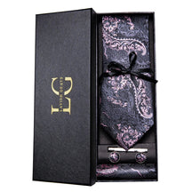 Conjunto Gravata de Seda Estampada Invoux NVX153 12345678912
