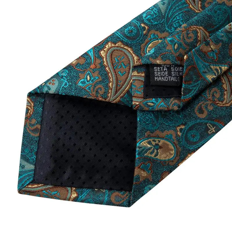 Conjunto Gravata de Seda Estampada Invoux NVX153 1234567