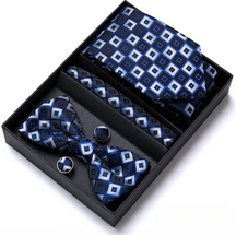 Conjunto Gravata de Seda Estampada Premium NVX151 1