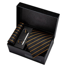 Conjunto Gravata de Seda Listrada Invoux NVX149 123