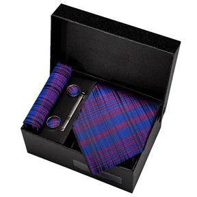 Conjunto Gravata de Seda Listrada Invoux NVX149 1234567891234567