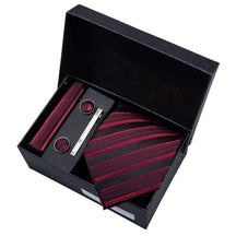 Conjunto Gravata de Seda Listrada Invoux NVX149 1234567891234