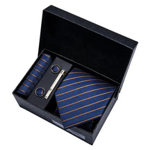 Conjunto Gravata de Seda Listrada Invoux NVX149 1