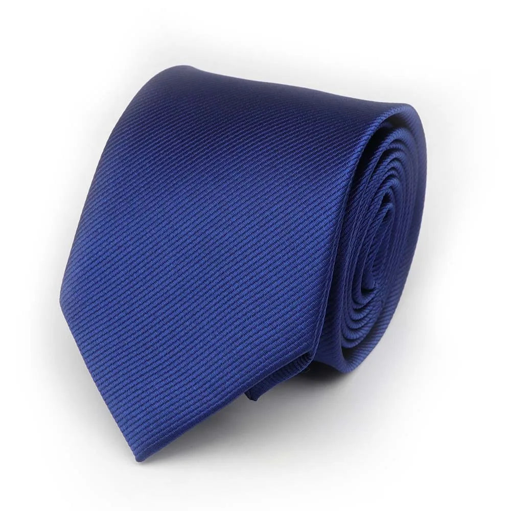 Gravata Lisa Classica Invoux NVX136 Azul Escuro