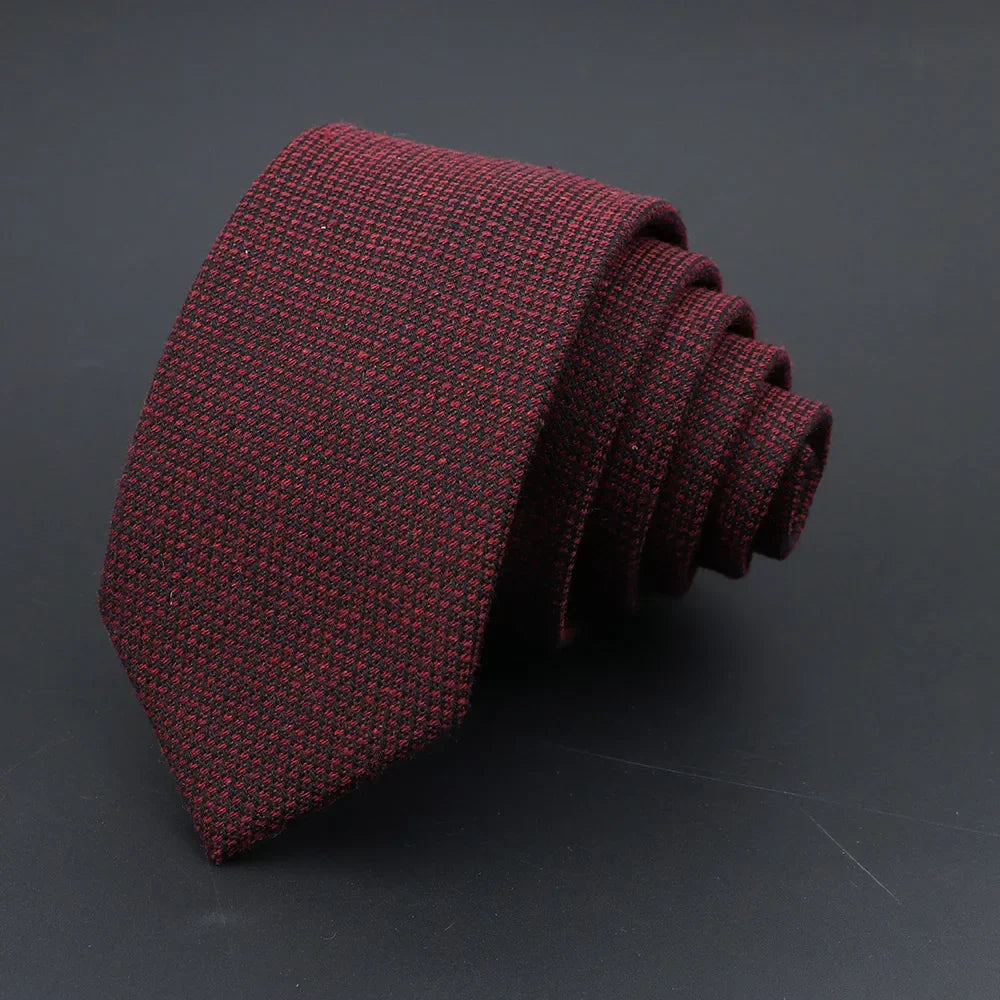 Gravata de La Slim Invoux NVX145 Vermelho Escuro