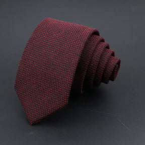 Gravata de La Slim Invoux NVX145 Vermelho Escuro