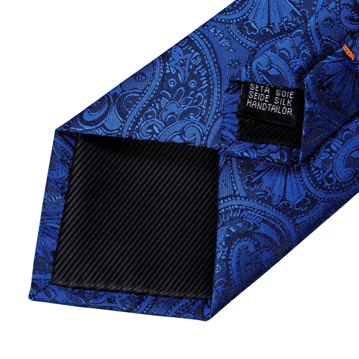 Gravata de Seda Estampada Invoux NVX139 Azul 3