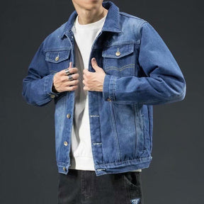 Jaqueta Masculina Jeans Acolchoada Invoux Basic