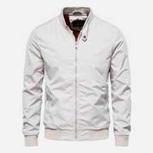 Jaqueta Bomber Masculina Branco Invoux NVX114