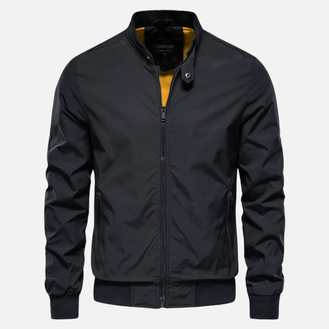 Jaqueta Bomber Masculina Preta Invoux NVX114