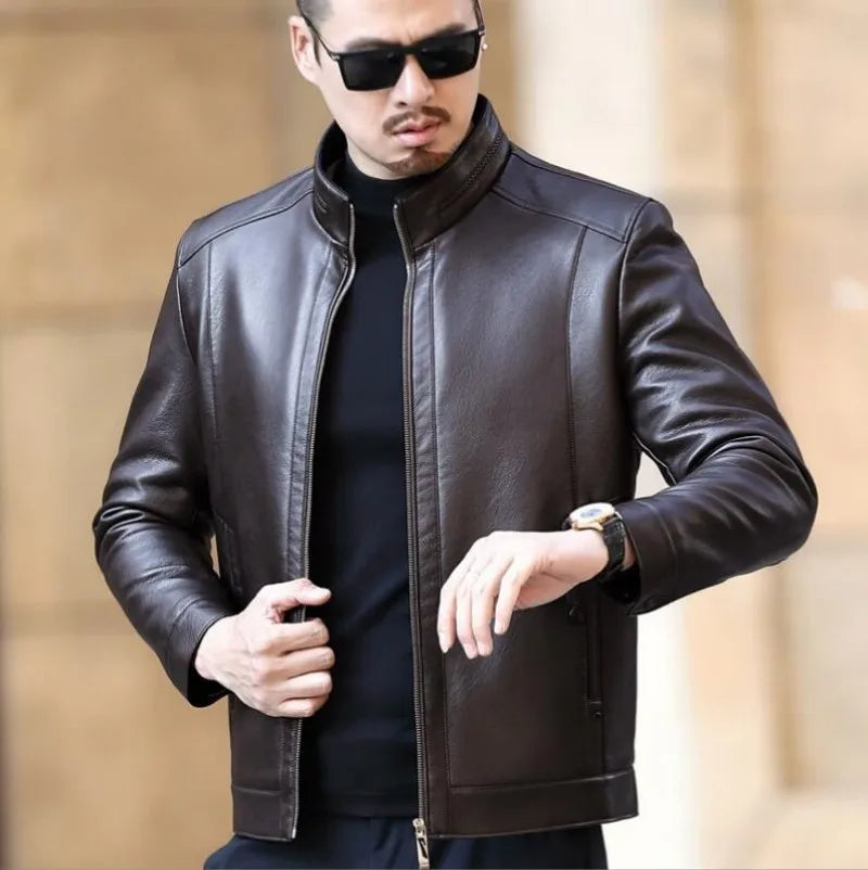 Jaqueta De Couro Premium Masculina Invoux NVX117 3