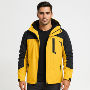Jaqueta Impermeavel Masculina Amarela Alpine NVX104 1