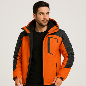 Jaqueta Impermeavel Masculina Laranja Alpine NVX104 1