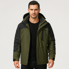 Jaqueta Impermeavel Masculina Verde Alpine NVX104 1