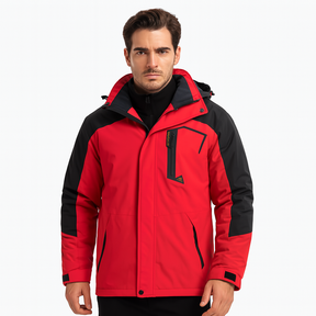 Jaqueta Impermeavel Masculina Vermelha Alpine NVX104 1