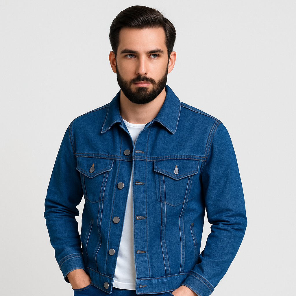 Jaqueta Jeans Masculina Premium Invoux NVX130