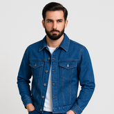 Jaqueta Jeans Masculina Premium Invoux NVX130