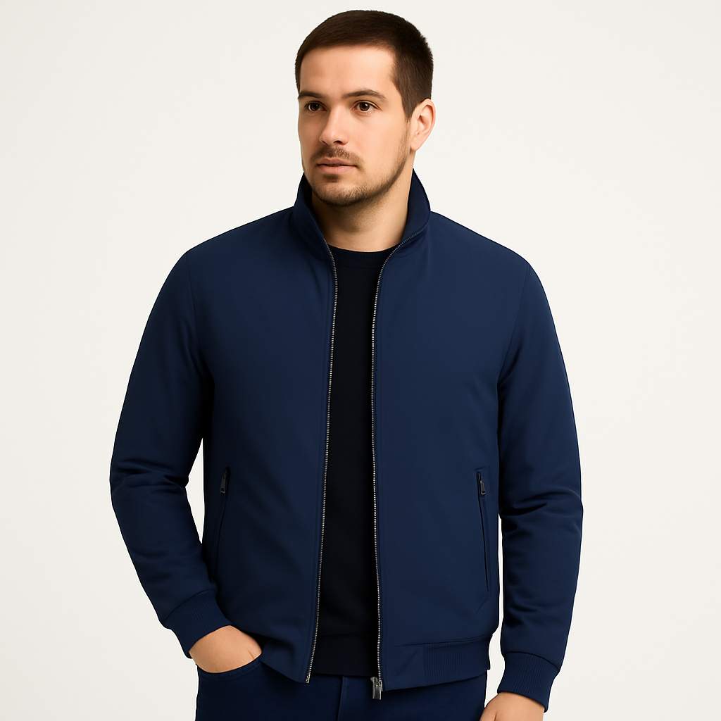 Jaqueta Masculina Azul com Forro Acolchoado Deluxe NVX102 1