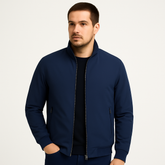 Jaqueta Masculina Azul com Forro Acolchoado Deluxe NVX102 1