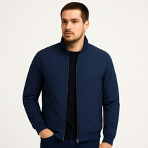 Jaqueta Masculina Azul com Forro Acolchoado Deluxe NVX102 1