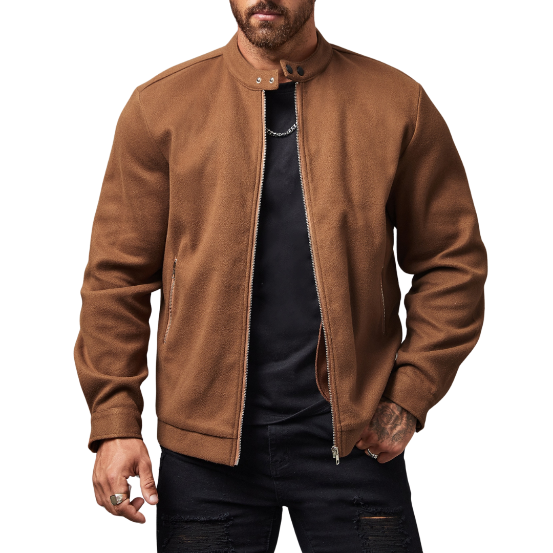 Jaqueta Masculina Castanho Invoux NVX115 2