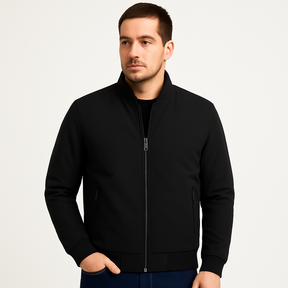 Jaqueta Masculina Preta com Forro Acolchoado Deluxe NVX102