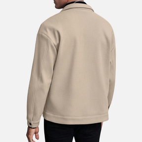 Jaqueta Masculina Veludo Bege Invoux NVX119 3