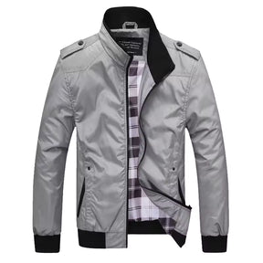 Jaqueta Masculina em Algodao Cinza Prestige NVX103