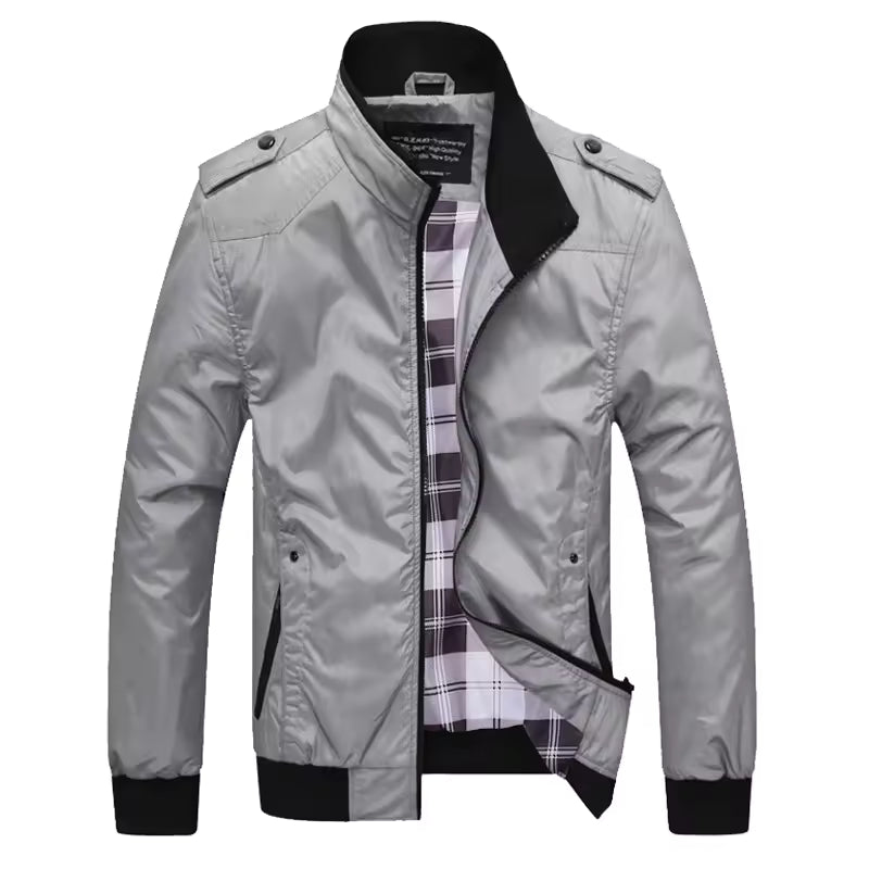 Jaqueta Masculina em Algodao Cinza Prestige NVX103