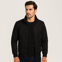 Jaqueta Masculina em Algodao Preta Prestige NVX103 1