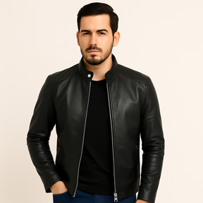 Jaqueta Masculina em Couro NVX108