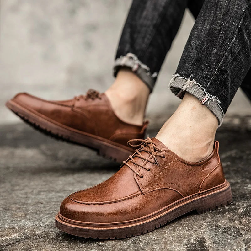 Sapato Masculino de Couro Invoux Classic