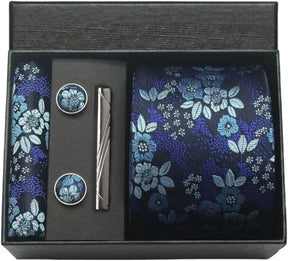 Conjunto Gravata de Seda Estampada Invoux NVX150 123456789123