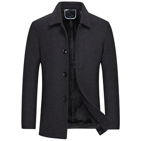 Sobretudo Masculino Curto de Lã Invoux Oslo
