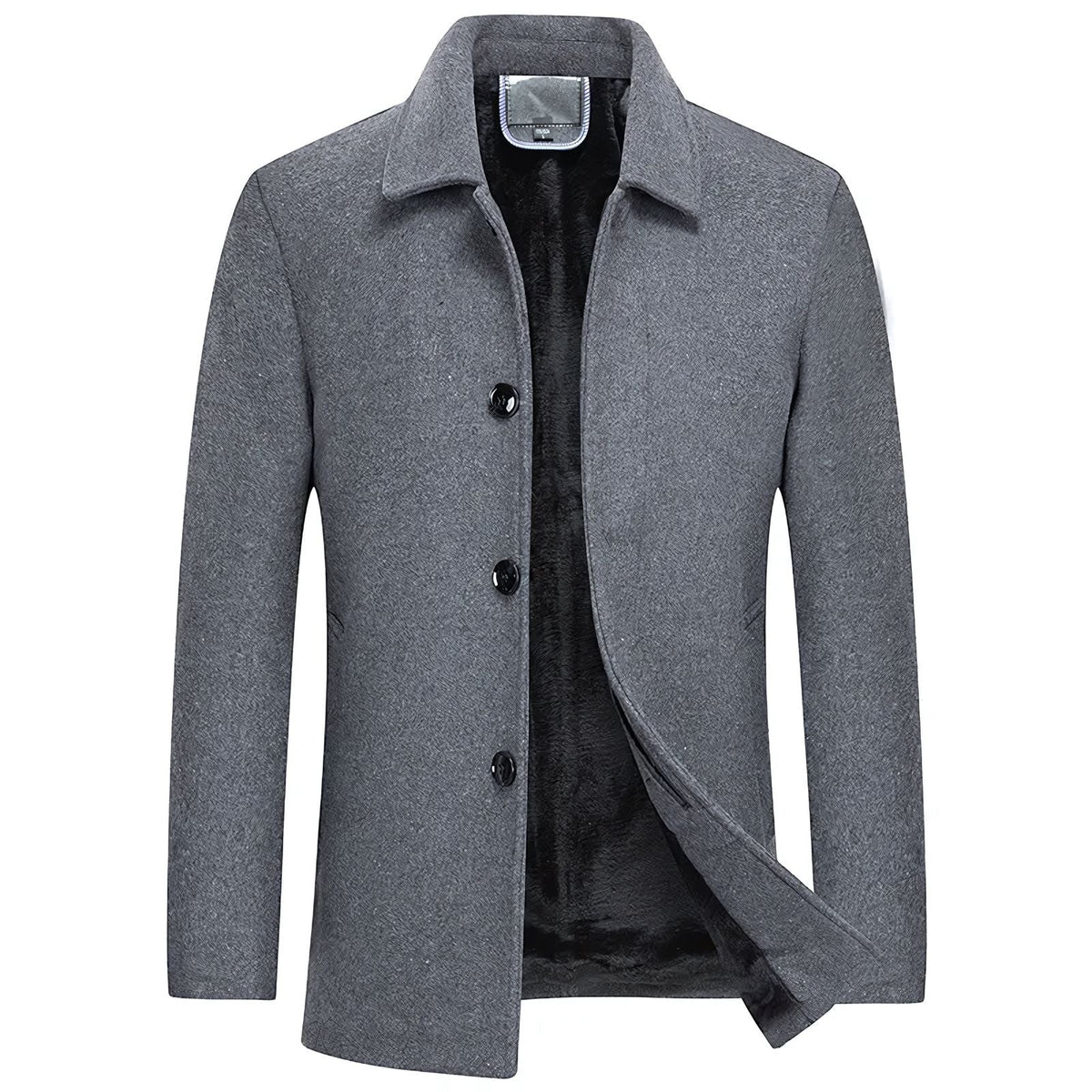 Sobretudo Masculino Curto de Lã Invoux Oslo