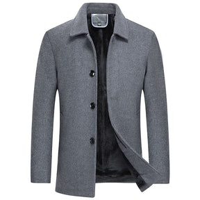 Sobretudo Masculino Curto de Lã Invoux Oslo