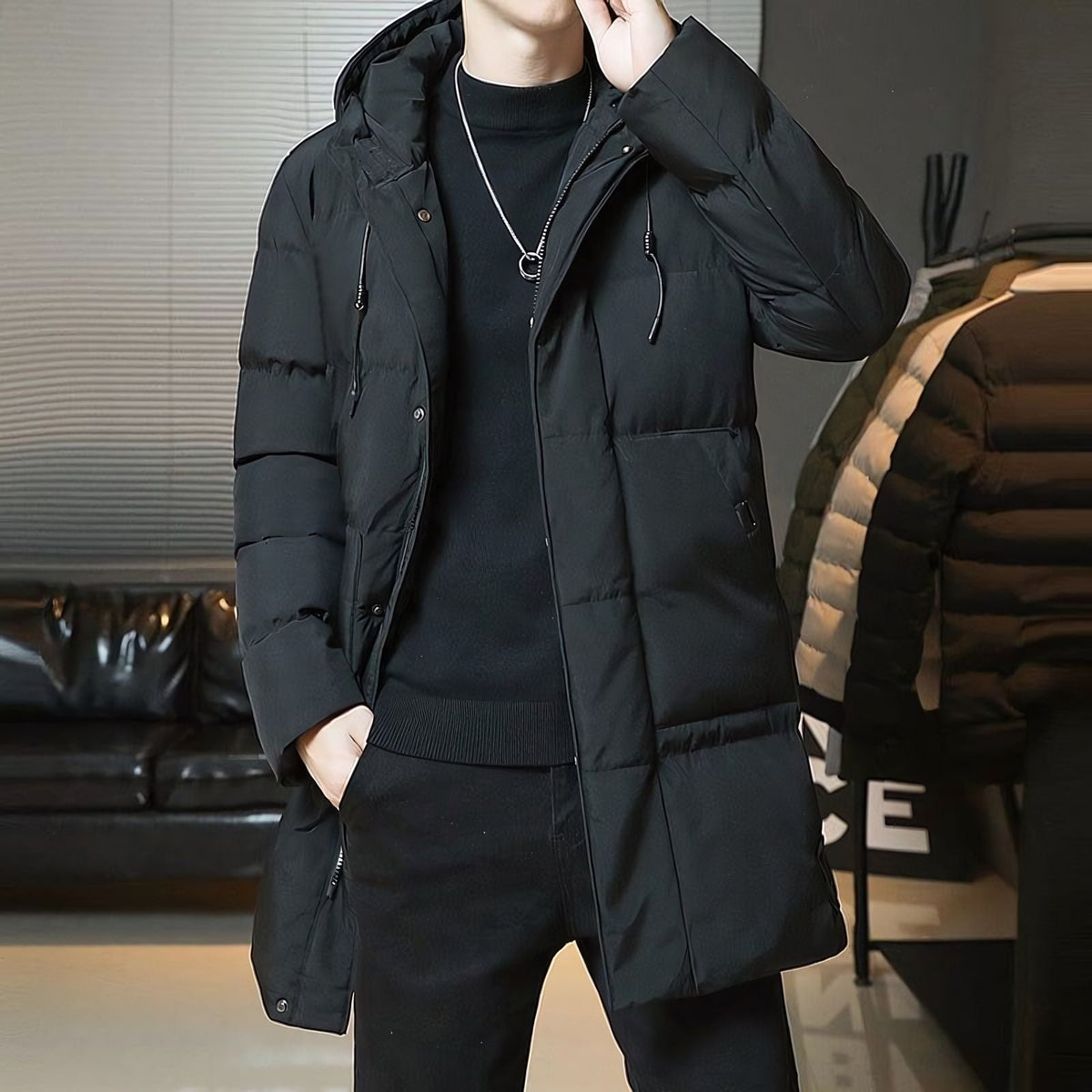Sobretudo Masculino Puffer Invoux Chelsea