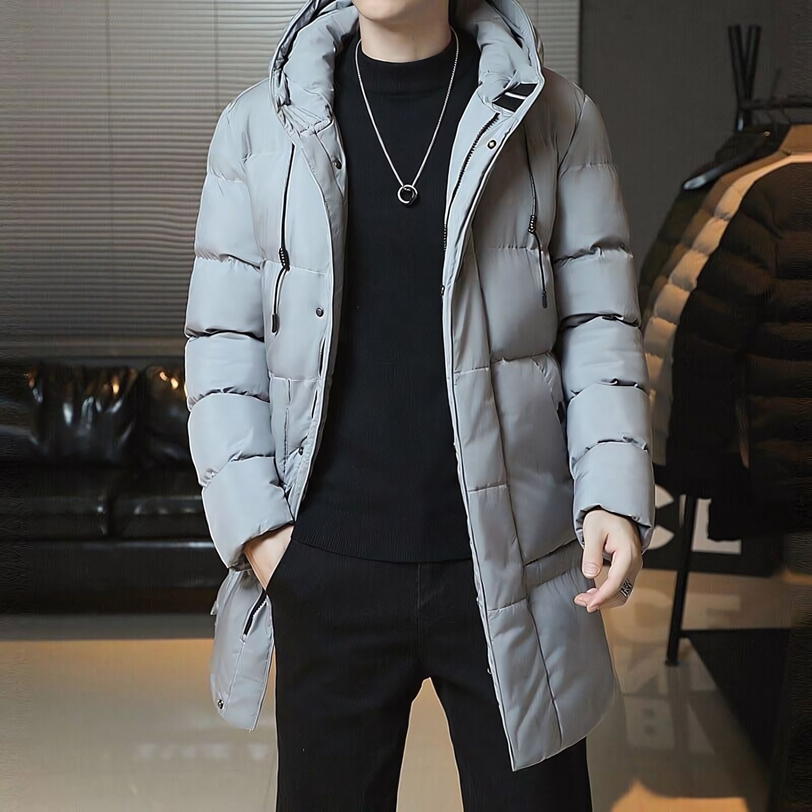 Sobretudo Masculino Puffer Invoux Chelsea