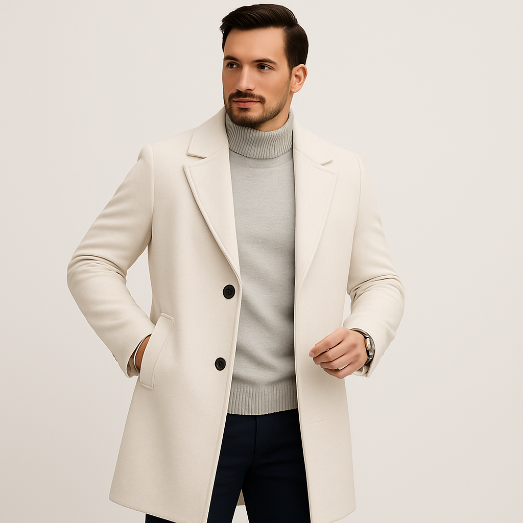 Sobretudo Masculino Damasco Invoux NVX110