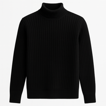 Sueter Básico Gola Alta Invoux NVX124 Preto