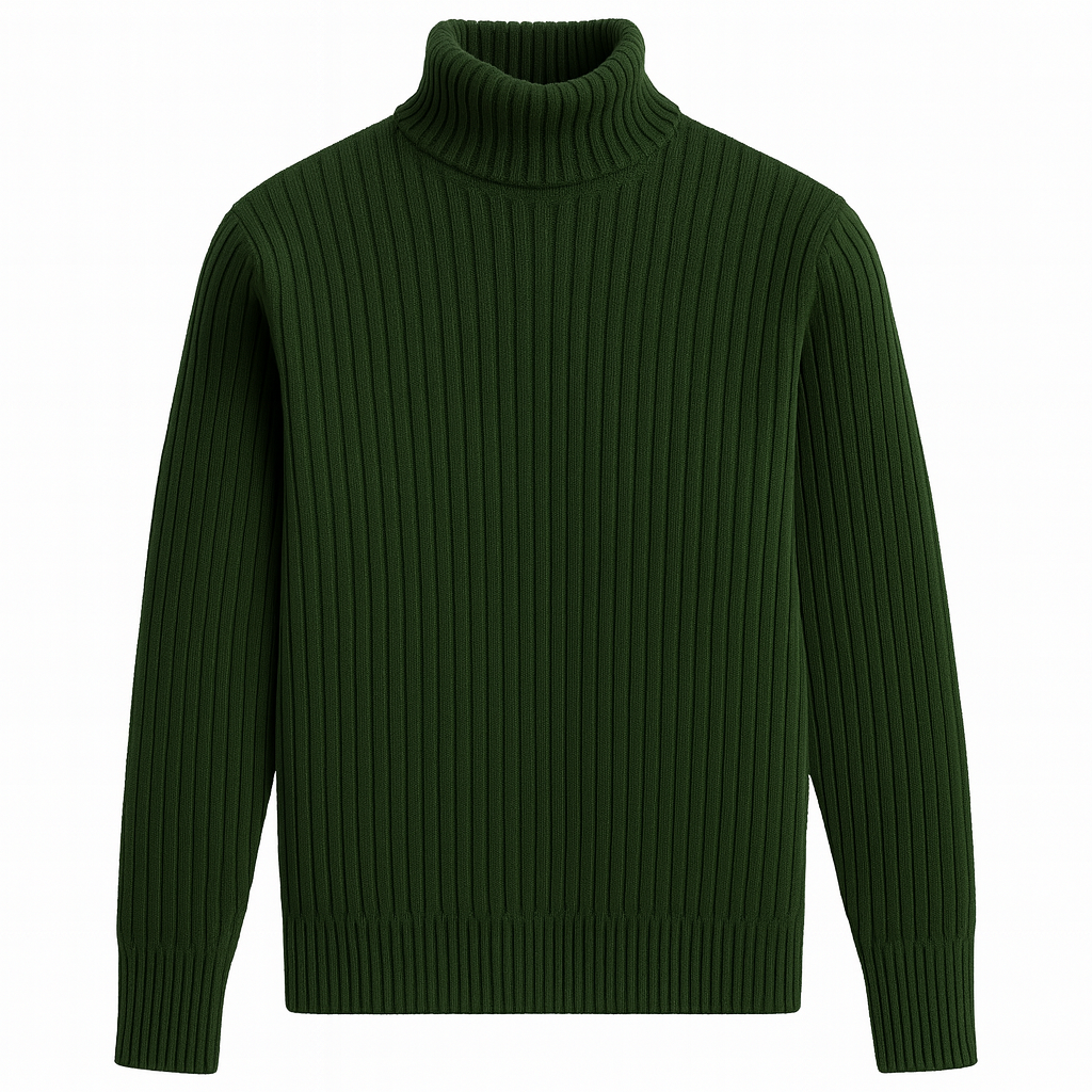 Sueter Basico Gola Alta Invoux NVX124 Verde Musgo