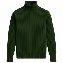 Sueter Basico Gola Alta Invoux NVX124 Verde Musgo