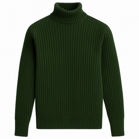 Sueter Basico Gola Alta Invoux NVX124 Verde Musgo
