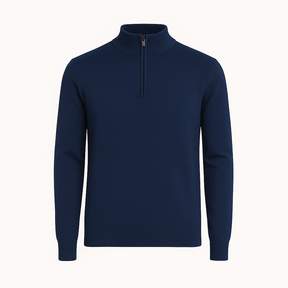 Sueter Basico com Ziper Invoux NVX125 Azul