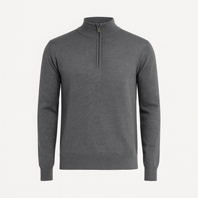 Sueter Basico com Ziper Invoux NVX125 Cinza
