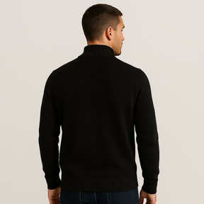 Sueter Basico com Ziper Invoux NVX125 Preto Costas