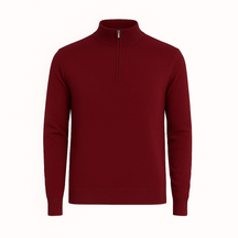 Sueter Basico com Ziper Invoux NVX125 Vermelho