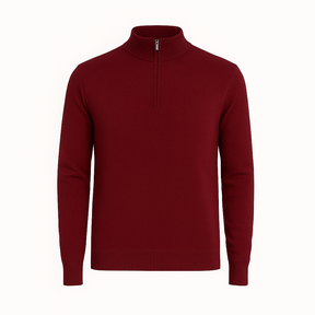 Sueter Basico com Ziper Invoux NVX125 Vermelho